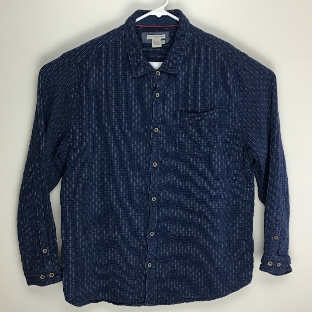 Carbon2Cobalt mens long sleeve button up casual shirt XL